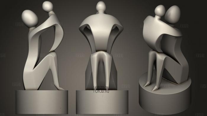 Скульптура матери 3d stl модель для ЧПУ
